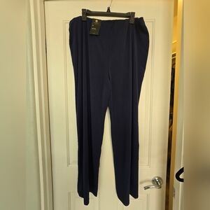 JM Collection Plus Size Wide-Leg Pull-On Pant